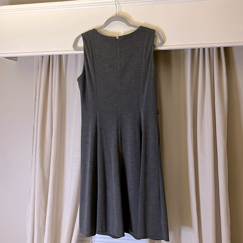 Gray midi dress
